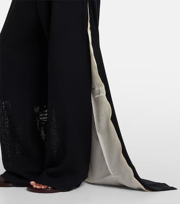 Silk-blend satin T-shirt | Phoebe Philo