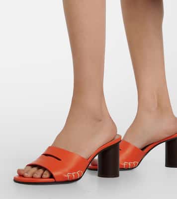 Loafer leather mules | JW Anderson