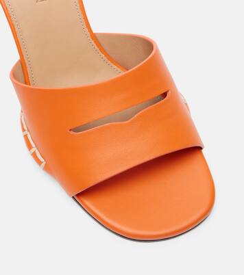 Loafer leather mules | JW Anderson