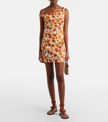 Jara floral linen minidress | SIR