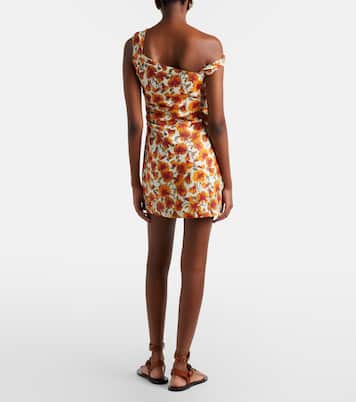 Jara floral linen minidress | SIR