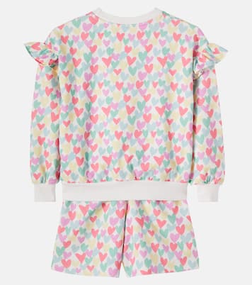 Set Anis aus Sweatshirt und Shorts | The New Society