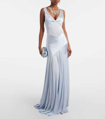 Robe aus Satin | Self-Portrait