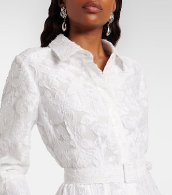 Courtney organza jacquard gown | Simkhai