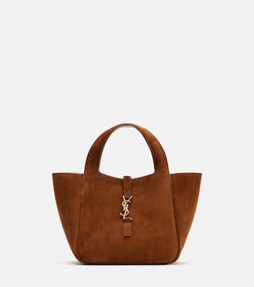 Le 5 à 7 suede shoulder bag | Saint Laurent