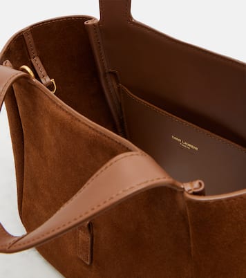 Le 5 à 7 suede shoulder bag | Saint Laurent