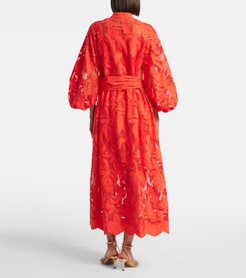Besticktes Midikleid aus Mesh | Erdem