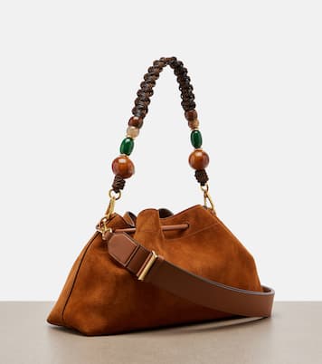 Bucket-Bag Bon Bon Medium aus Veloursleder | Jimmy Choo