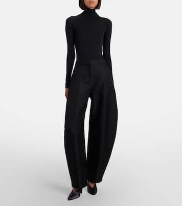 Pantoletten Cone aus Satin | Alaïa