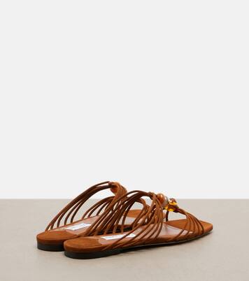 Lova beaded suede sandals | Jimmy Choo