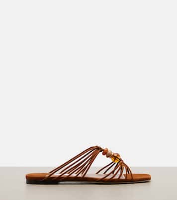 Lova beaded suede sandals | Jimmy Choo