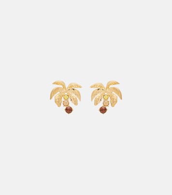 Palm Tree embellished earrings | Oscar de la Renta