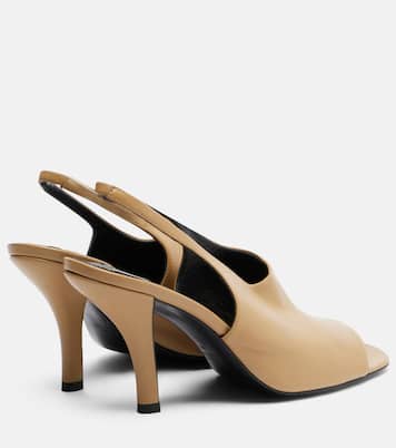 Leather slingback sandals | Toteme