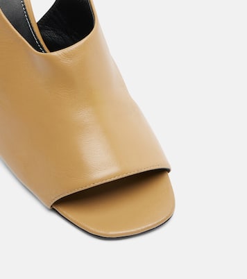 Leather slingback sandals | Toteme