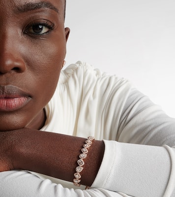 Pulsera My Twin de oro rosa de 18 ct con diamantes | Messika