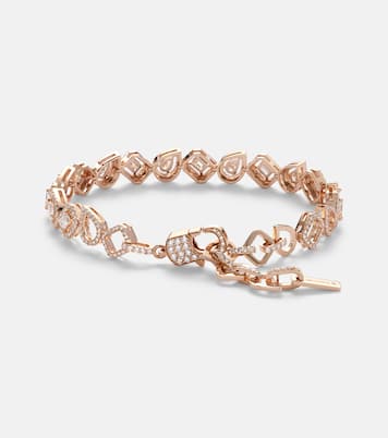 Pulsera My Twin de oro rosa de 18 ct con diamantes | Messika