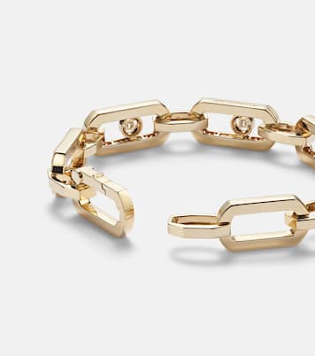 Pulsera de cadena So Move de oro de 18 ct con diamantes | Messika