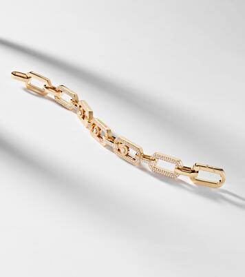 Pulsera de cadena So Move de oro de 18 ct con diamantes | Messika