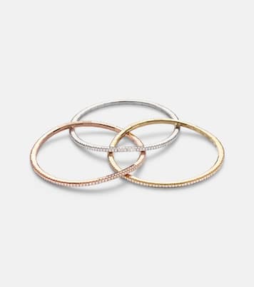 Stretchy 18kt gold bracelet with diamonds | Bucherer Fine Jewellery
