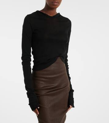 Cotton jersey top | Rick Owens