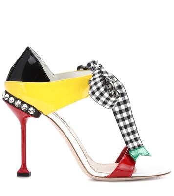 Patent leather sandals | Miu Miu