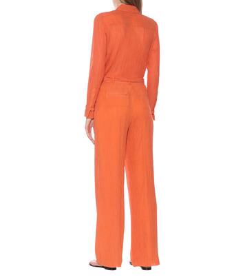 Pantalon Thomazia en coton et soie | Gabriela Hearst