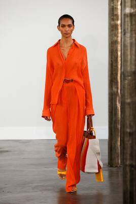 Pantalon Thomazia en coton et soie | Gabriela Hearst