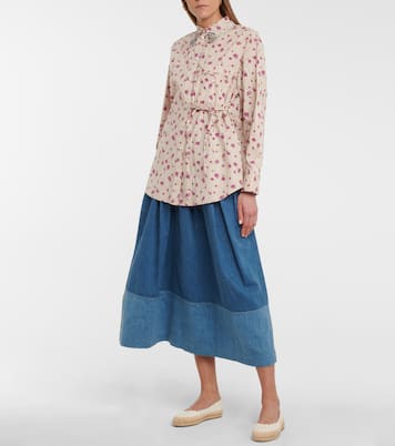 Bedruckte Bluse aus Baumwolle | Chloé