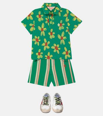 Kangaroo floral cotton shirt | The Animals Observatory