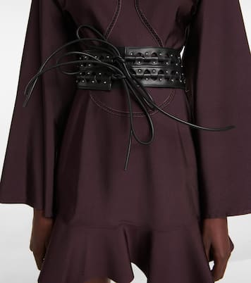 Ceinture corset en cuir | Alaïa