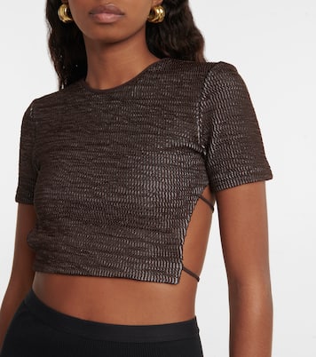 Open-back crop top | Christopher Esber