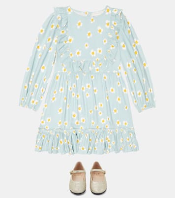 Ruffle-trimmed floral dress | Stella McCartney Kids
