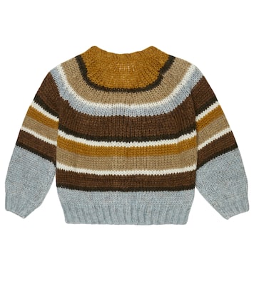 Gail striped wool-blend cardigan | Molo