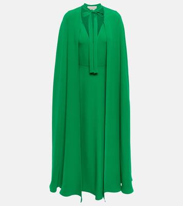 Robe midi en crêpe de soie | Valentino