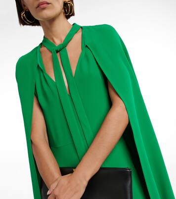 Robe midi en crêpe de soie | Valentino