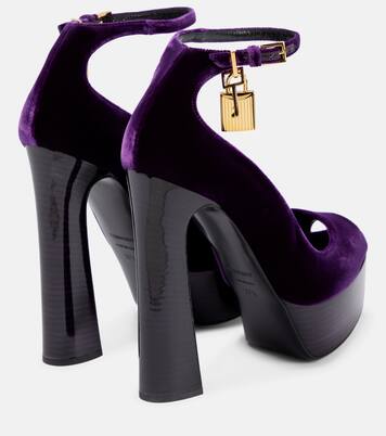 Plateau-Pumps aus Samt | Tom Ford