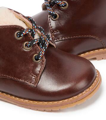 Baby leather boots | Bonpoint