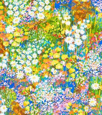 Sweat-shirt Mar en coton à fleurs | Molo