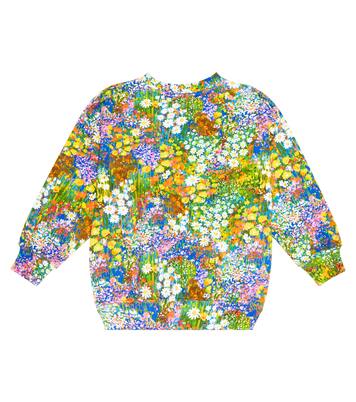 Sweat-shirt Mar en coton à fleurs | Molo