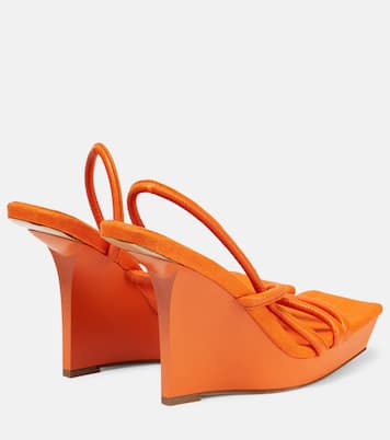Wedge-Sandalen Rosie 39 aus Leder | Gia Borghini