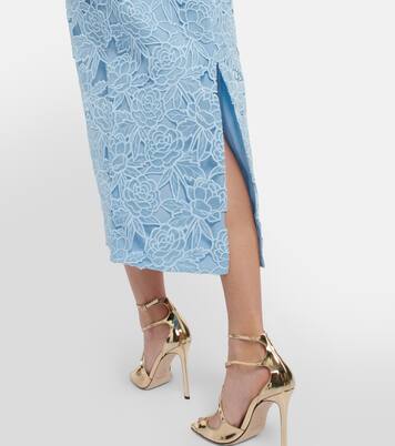Robe midi Maesa en dentelle | Emilia Wickstead