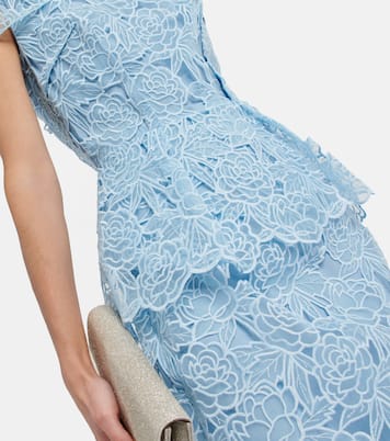 Robe midi Maesa en dentelle | Emilia Wickstead