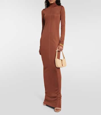 Le 5 à 7 Mini raffia shoulder bag | Saint Laurent