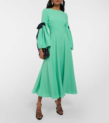 Robe midi Perdita en crêpe | Roksanda