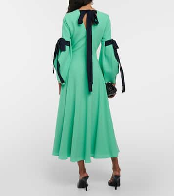 Robe midi Perdita en crêpe | Roksanda