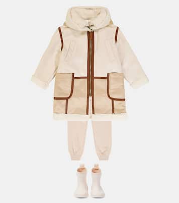 Colorblocked coat | Chloé Kids