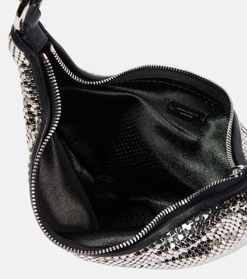 Bolso al hombro Cameron Mini de piel metalizada | Amina Muaddi