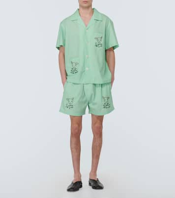 Chemise See You At The Barn en coton | Bode