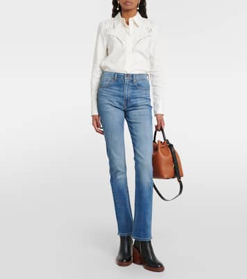 High-Rise Slim Jeans | 7 For All Mankind
