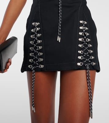 Minikleid aus Baumwoll-Twill | Dion Lee